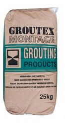 Gietmortel groutex montage